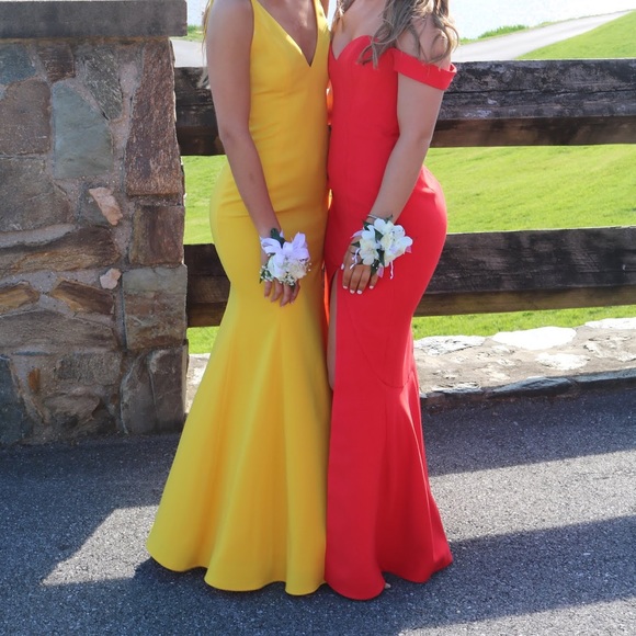 Revolve Red Prom Dress - Picture 4 of 4